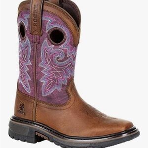 Rocky Big Kids' 8” Ride FLX Western Boot size US 3.5M